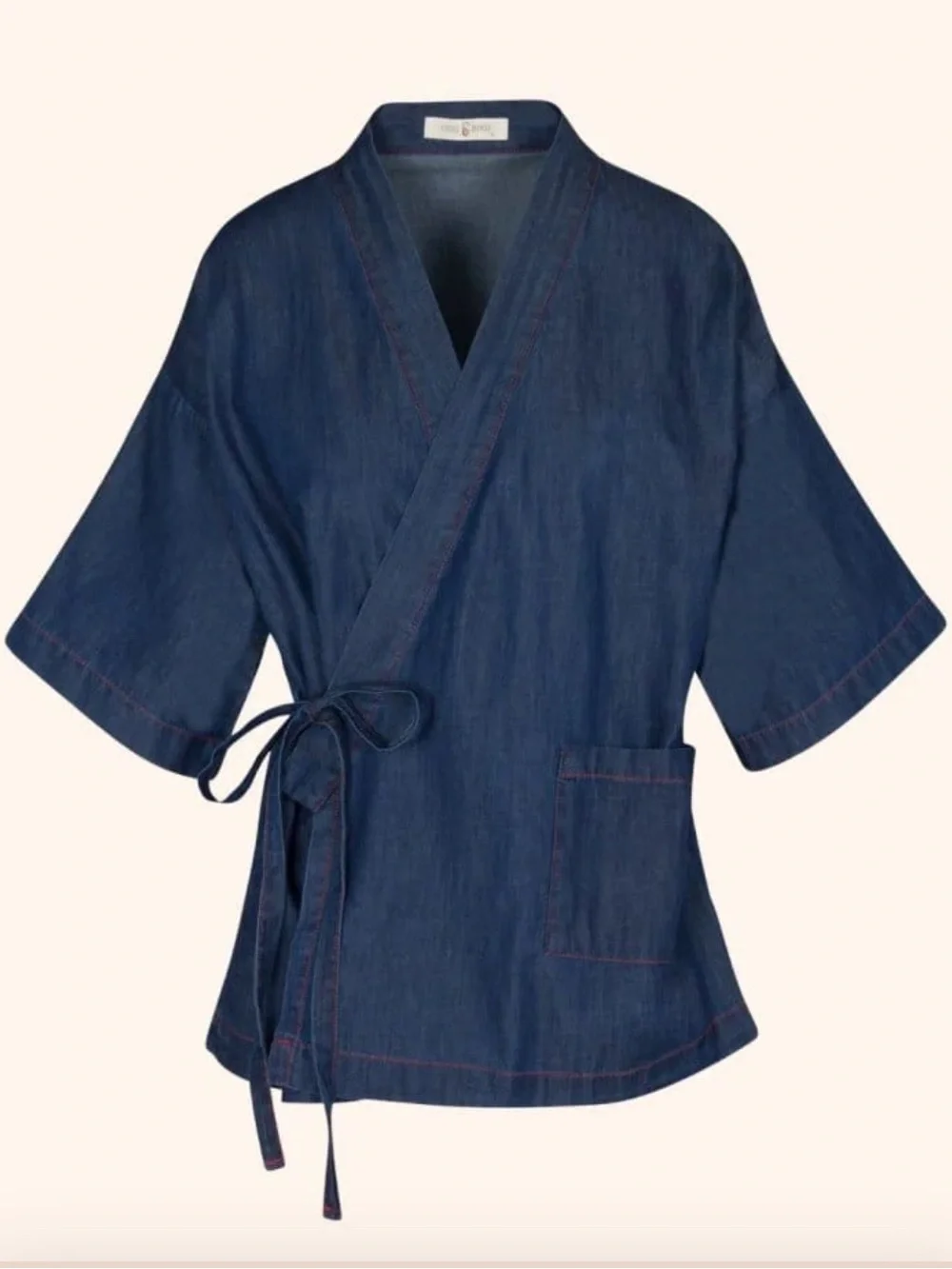 Kardes Loungewear set in Chambray- top/jacket and pants! - Picture 3 of 14